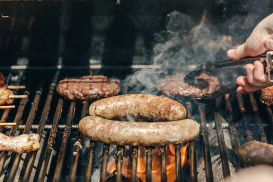 Venison Sausage with Blueberries